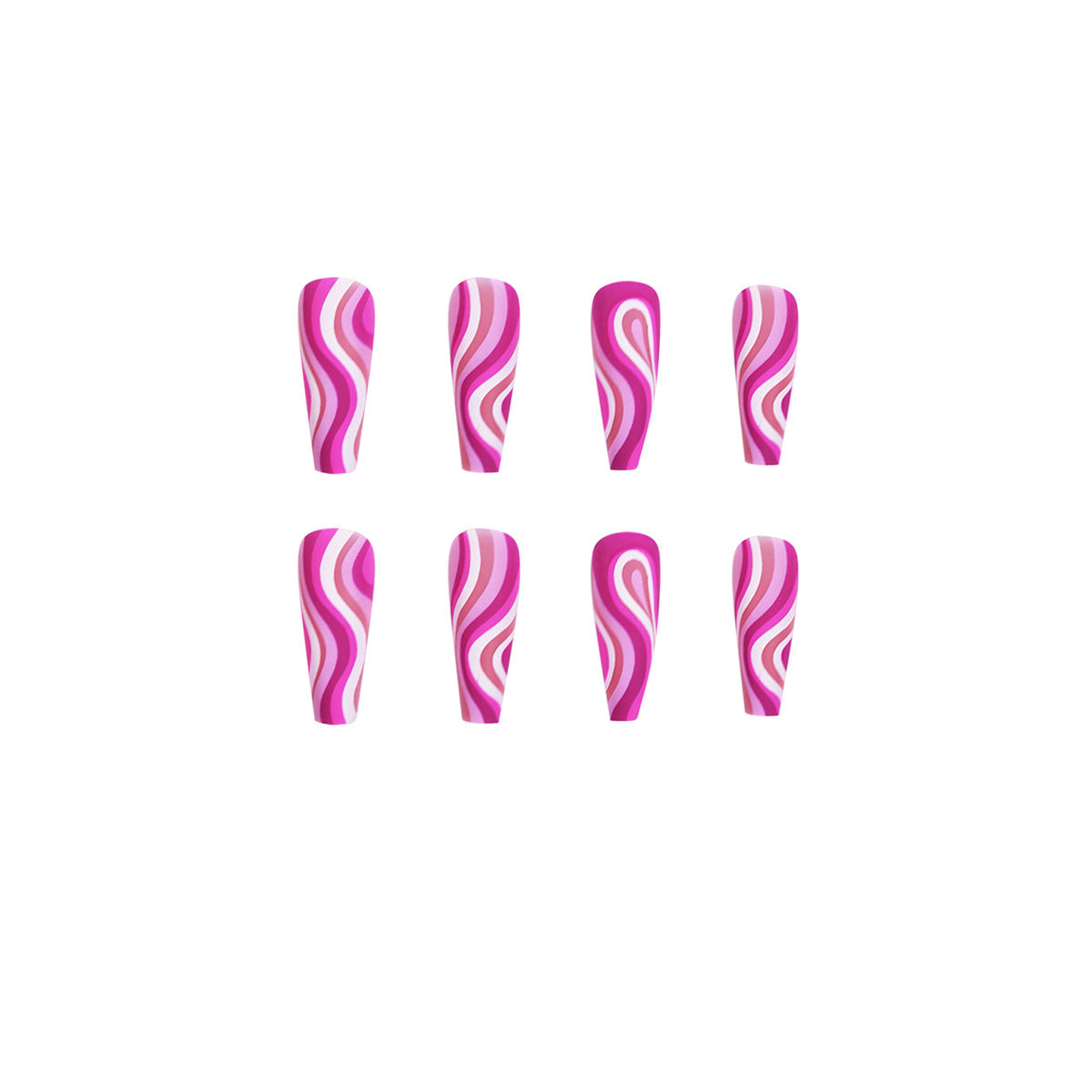 Detachable Artistic Press-On Nails – Reusable False Fingernails with Tips for Salon-Quality Manicure at Home