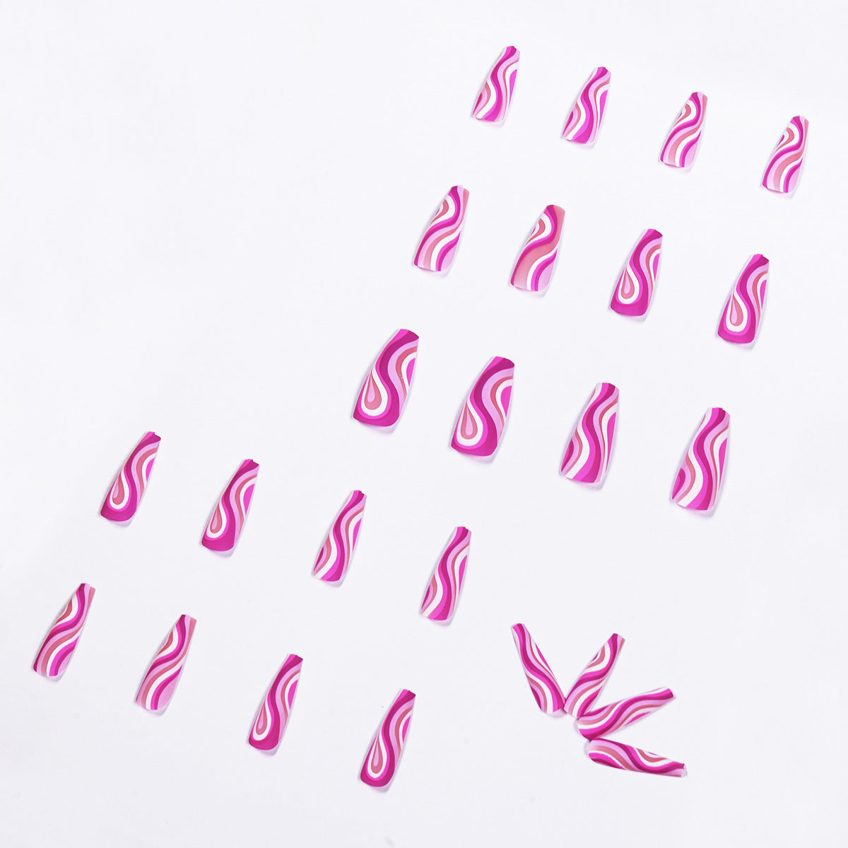 Detachable Artistic Press-On Nails – Reusable False Fingernails with Tips for Salon-Quality Manicure at Home