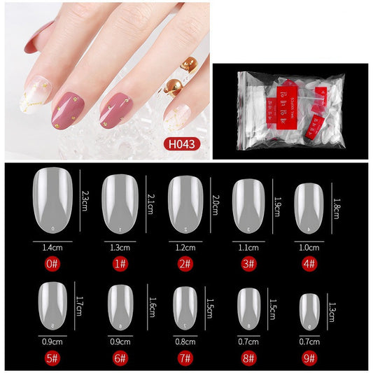 No-Trace Drop False Nails – Seamless Press-On Tips for DIY & Salon Nail Art
