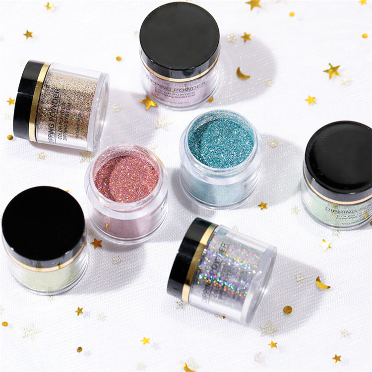 Laser Glitter Nail Powder – Ultra-Fine Sparkling Dust for Acrylic, Gel & DIY Nail Art
