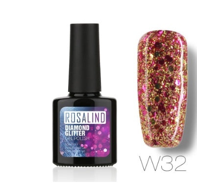 Diamond Nail Gel – Shiny Long-Lasting UV/LED Gel Polish for Sparkling Nail Art