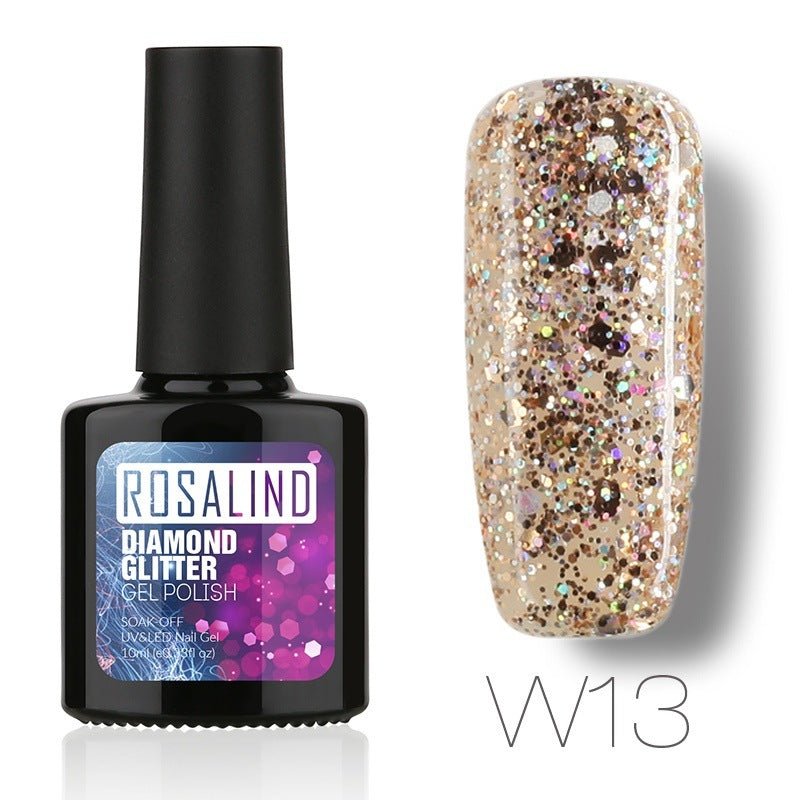 Diamond Nail Gel – Shiny Long-Lasting UV/LED Gel Polish for Sparkling Nail Art