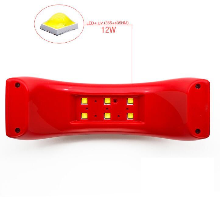 LED Nail Art Lamp – UV Gel Dryer & Curing Light with Mobile Phone Stand for DIY & Salon Use