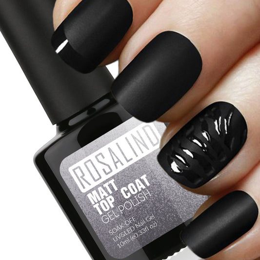 Permanent Nail Gel Polish – Soak-Off Matte Finish for Long-Lasting DIY & Salon Manicure