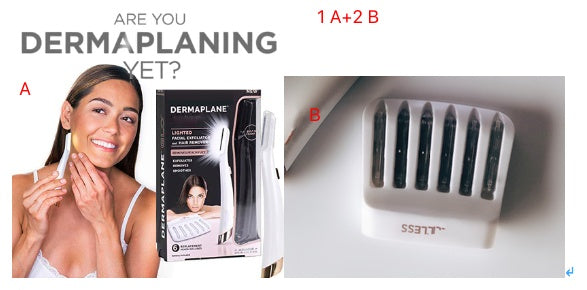 Flawless Dermaplane Glo – Facial Hair Remover & Exfoliating Dermaplaning Tool