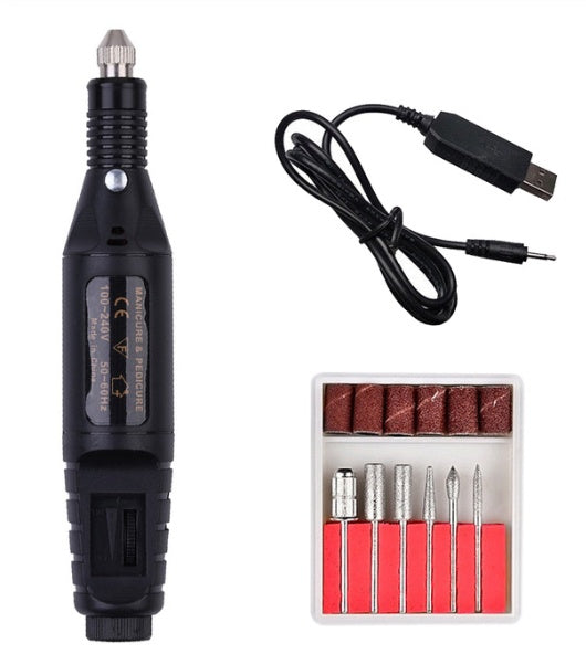 Electric Nail Drill Pen – Portable Nail Polish Machine & Manicure Tool for DIY & Salon