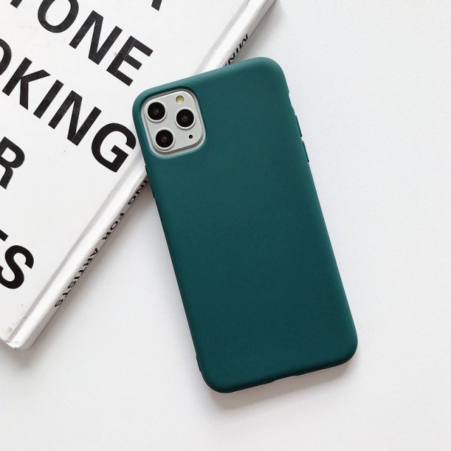 Coque de téléphone portable en silicone colorée pour couple