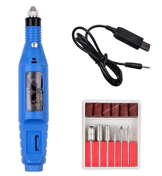 Electric Nail Drill Pen – Portable Nail Polish Machine & Manicure Tool for DIY & Salon