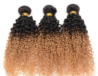 Real Human Hair Extensions – Gradient Color Wig & Clip-In Hair Extensions for Natural Styling