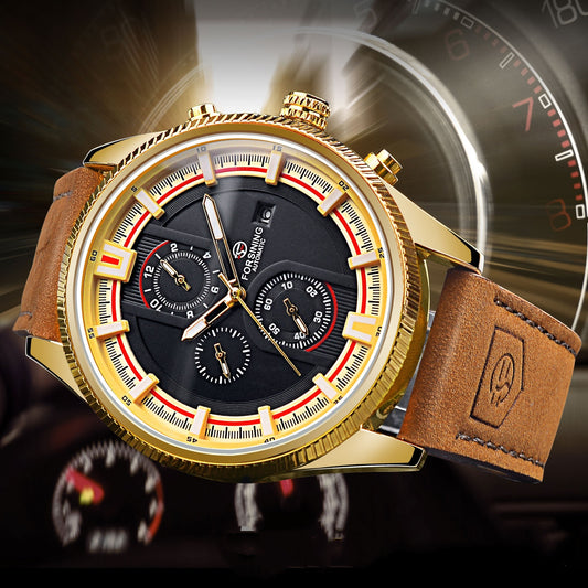 30M Waterproof Men’s Week Calendar Automatic Mechanical Watch – HZ Mobile