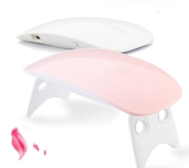 USB LED Nail Light – Portable 6W Gel Nail Dryer Lamp for Quick DIY Manicure & Light Therapy