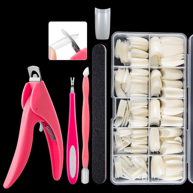 500 Pcs French Fake Nails – Full Cover Acrylic Nail Tips for DIY Manicure & Nail Art