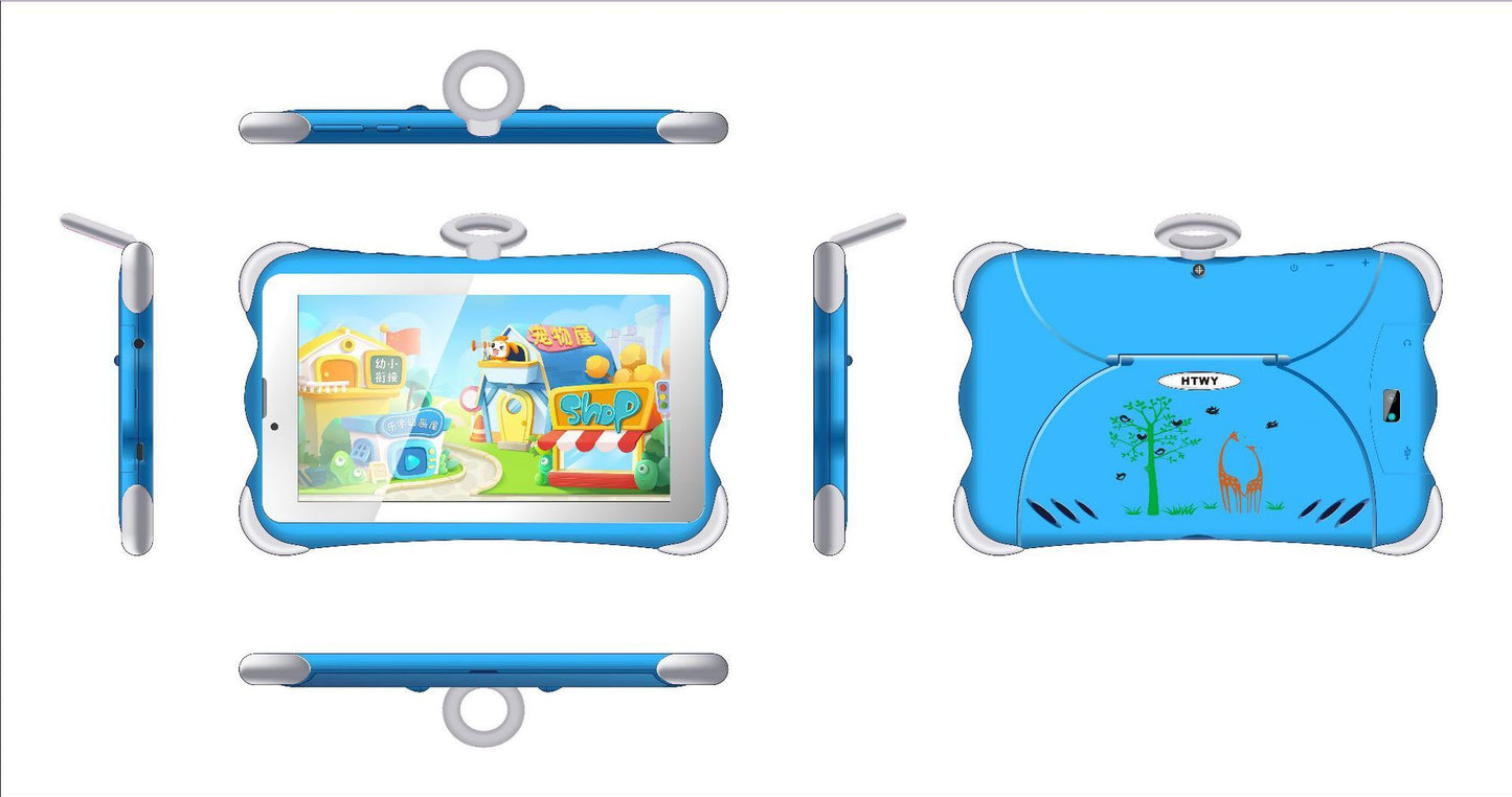 Nouvelle tablette d'apprentissage pour enfants de 7 pouces avec support et appels 3G