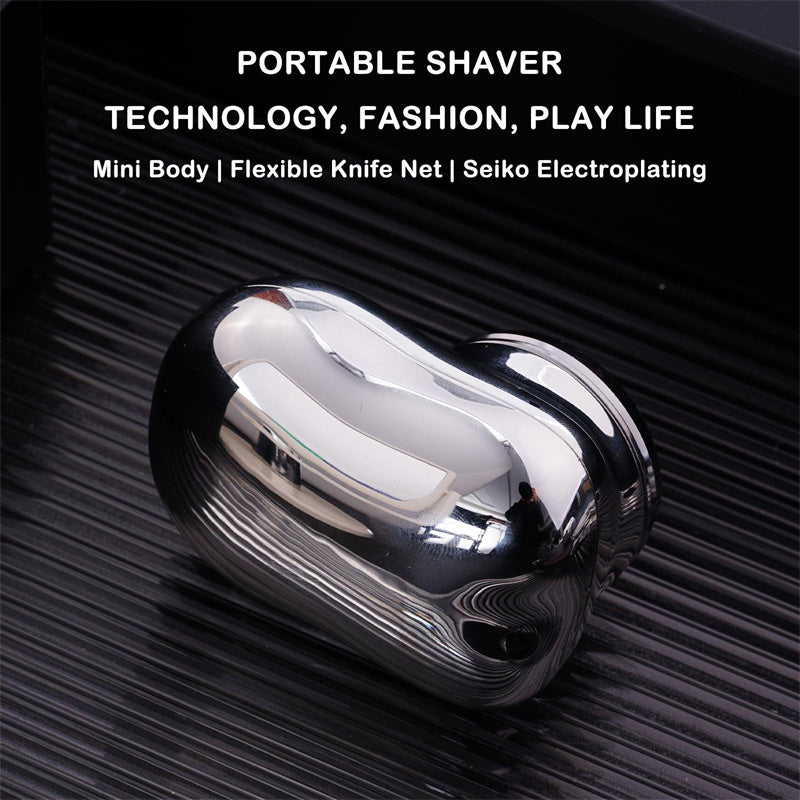 Mini Portable Electric Shaver for Men – Cordless USB Rechargeable, Wet & Dry, Painless