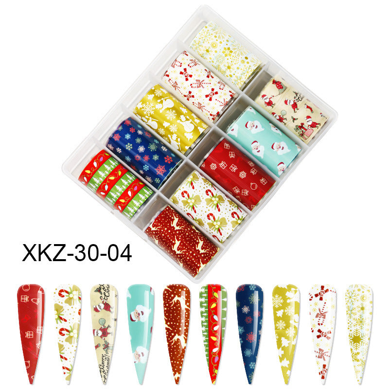 Butterfly & Star Nail Transfer Paper – Laser Foil Stickers for DIY European & American Nail Art