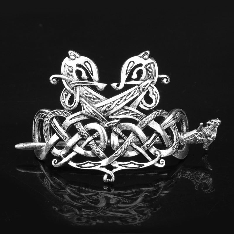 Retro Metal Rod Sliding Hairpin – Elegant Women’s Hair Jewelry & Stylish Hair Accessories