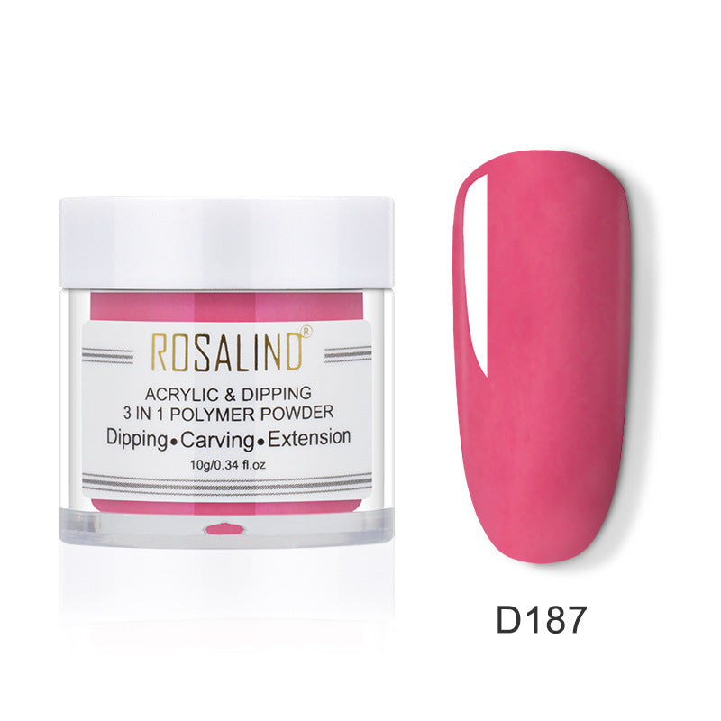 Crystal 3-in-1 Infiltrating Powder – Multi-Use Nail Acrylic, Dipping & Builder Powder
