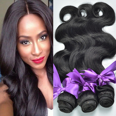 Real Human Hair Wig & Body Wave Extensions – Natural & Jet Black Weave Bundles & Styling Deals