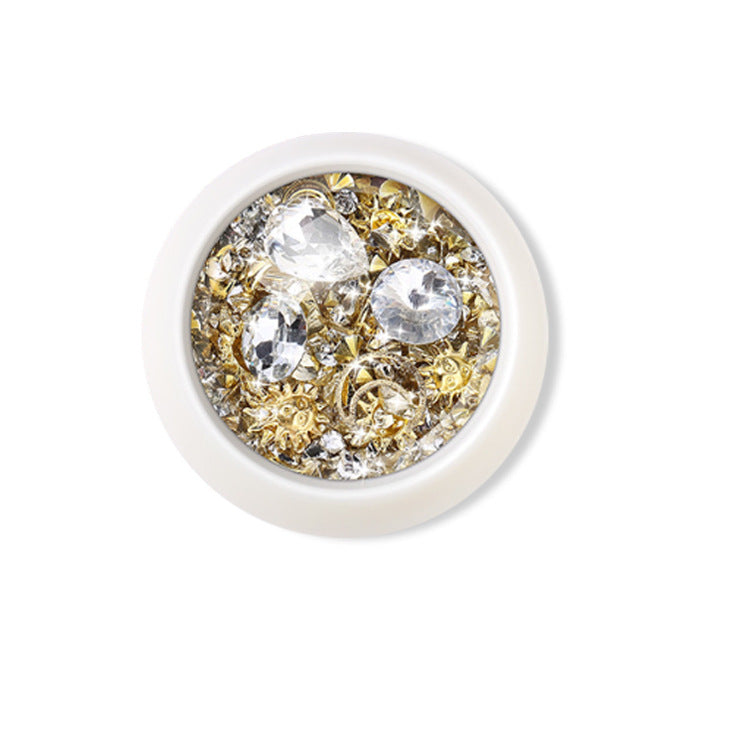 Diamond Nail Rivets – Sparkling Nail Art Jewelry Gems for DIY & Professional Manicure
