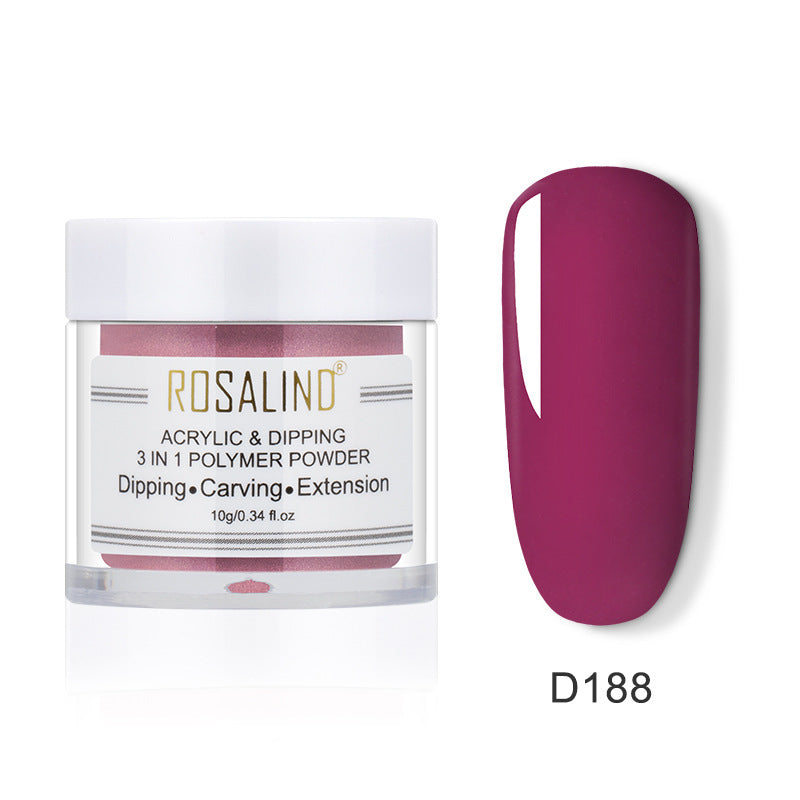 Crystal 3-in-1 Infiltrating Powder – Multi-Use Nail Acrylic, Dipping & Builder Powder