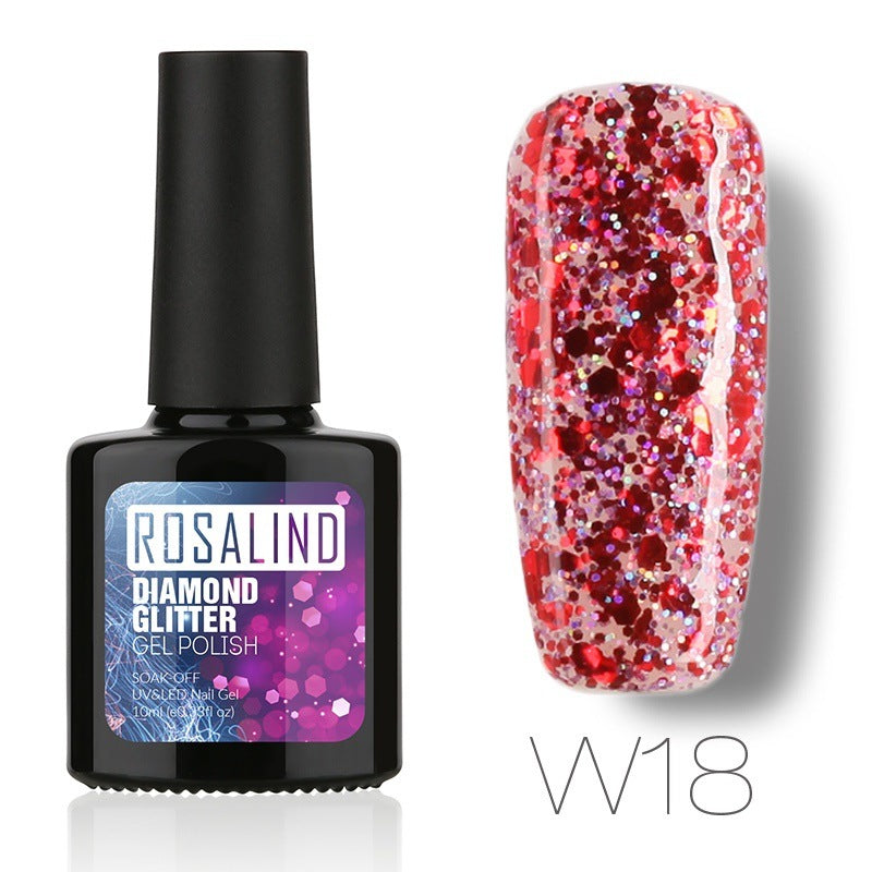 Diamond Nail Gel – Shiny Long-Lasting UV/LED Gel Polish for Sparkling Nail Art