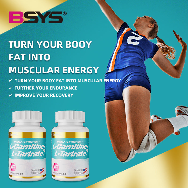 L-Carnitine L-Tartrate Capsules – Energy, Metabolism & Workout Recovery Support