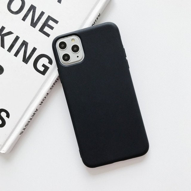 Coque de téléphone portable en silicone colorée pour couple