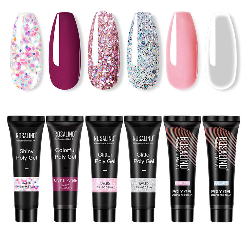 Multi-Color Nail Solid Glue – Strong Modeling Gel for Quick & Easy DIY Nail Extensions