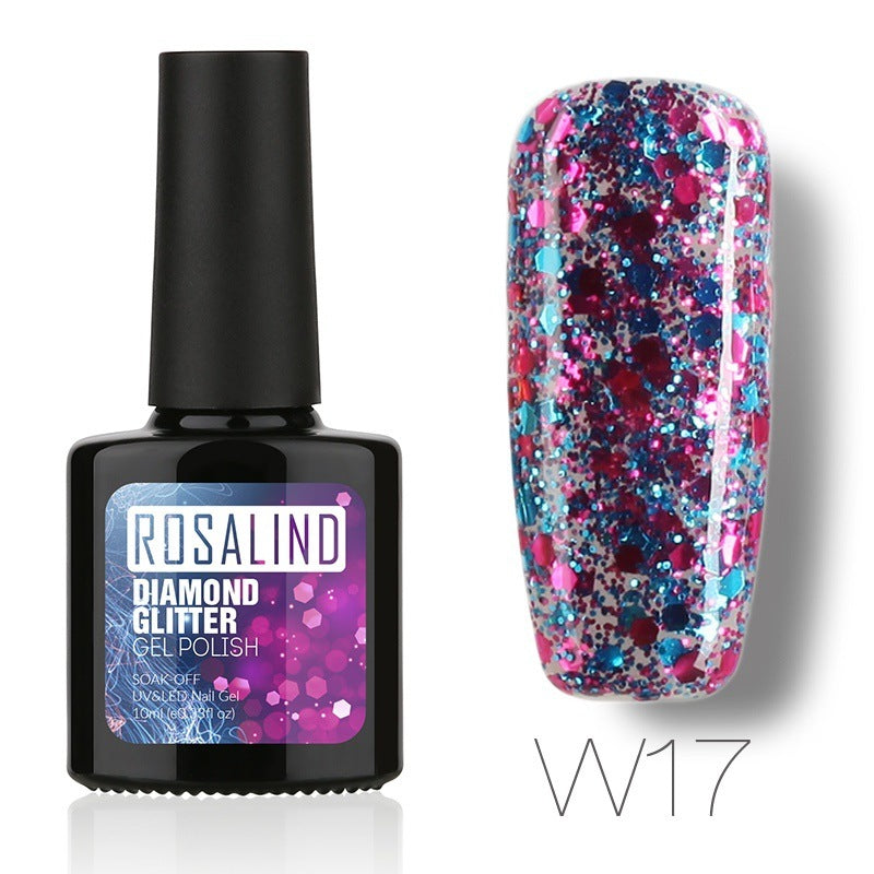 Diamond Nail Gel – Shiny Long-Lasting UV/LED Gel Polish for Sparkling Nail Art