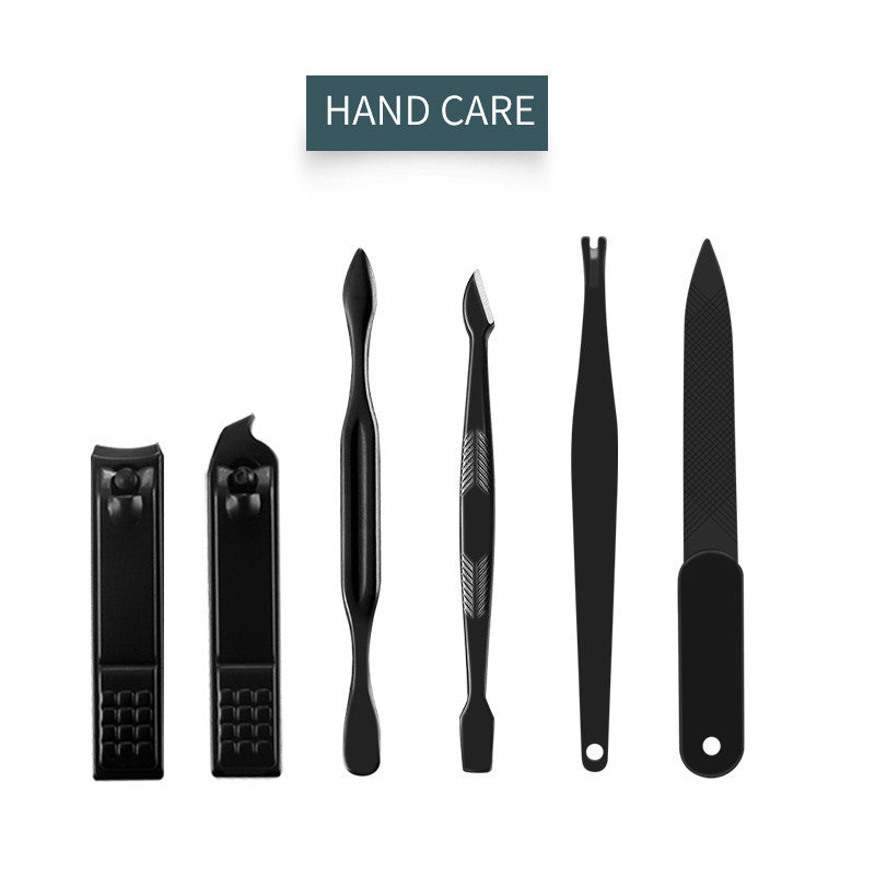 16pcs Professional Manicure & Pedicure Set – Nail Clippers, Trimmers, Ear Pick & Grooming Tools with Travel Case