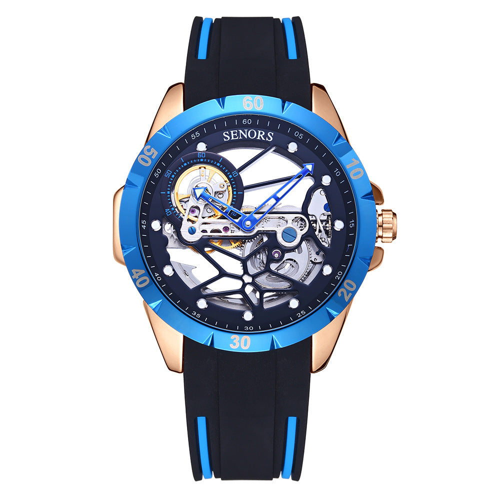 Full-Automatic Hollow Men’s Mechanical Watch – HZ Mobile
