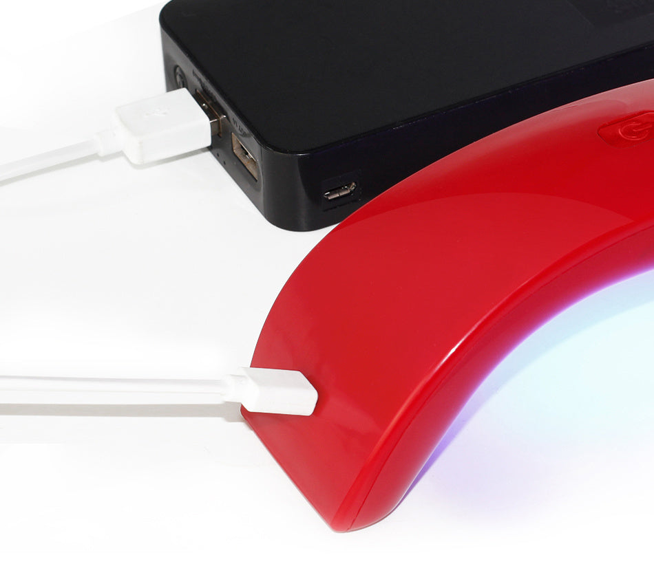 LED Nail Art Lamp – UV Gel Dryer & Curing Light with Mobile Phone Stand for DIY & Salon Use