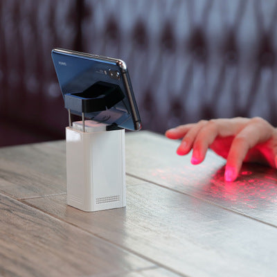 LEING FST Clavier laser virtuel Bluetooth sans fil pour projecteur, clavier de téléphone pour ordinateur portable avec fonction souris