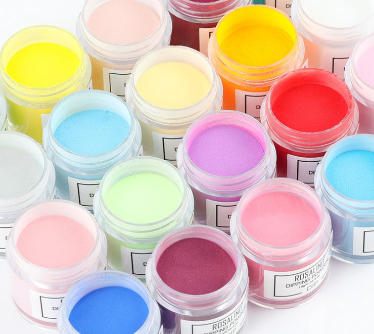 Nail Polish Powder for Natural Nails – Easy Dip & Rub Pigment for DIY Manicure & Nail Art
