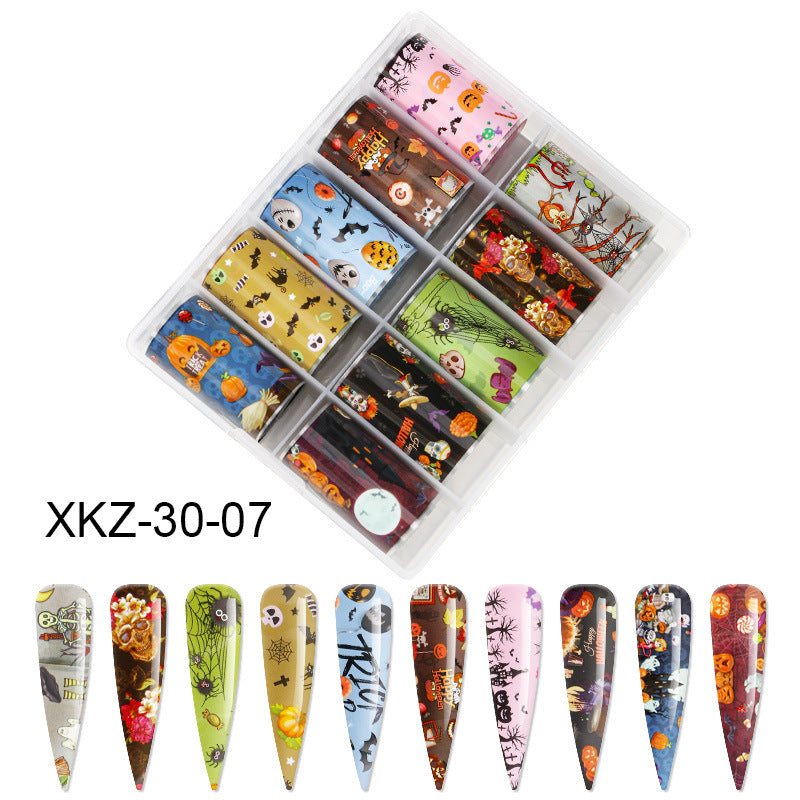 Butterfly & Star Nail Transfer Paper – Laser Foil Stickers for DIY European & American Nail Art