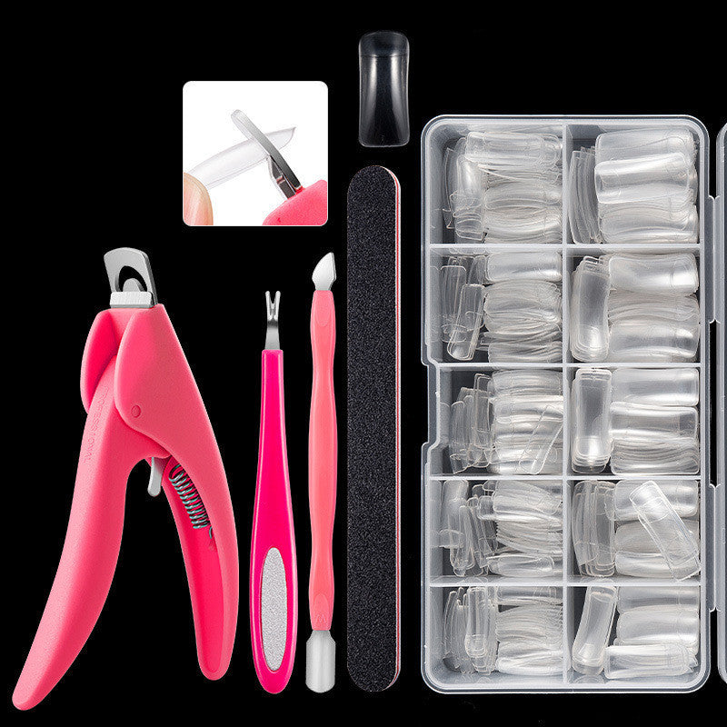 500 Pcs French Fake Nails – Full Cover Acrylic Nail Tips for DIY Manicure & Nail Art
