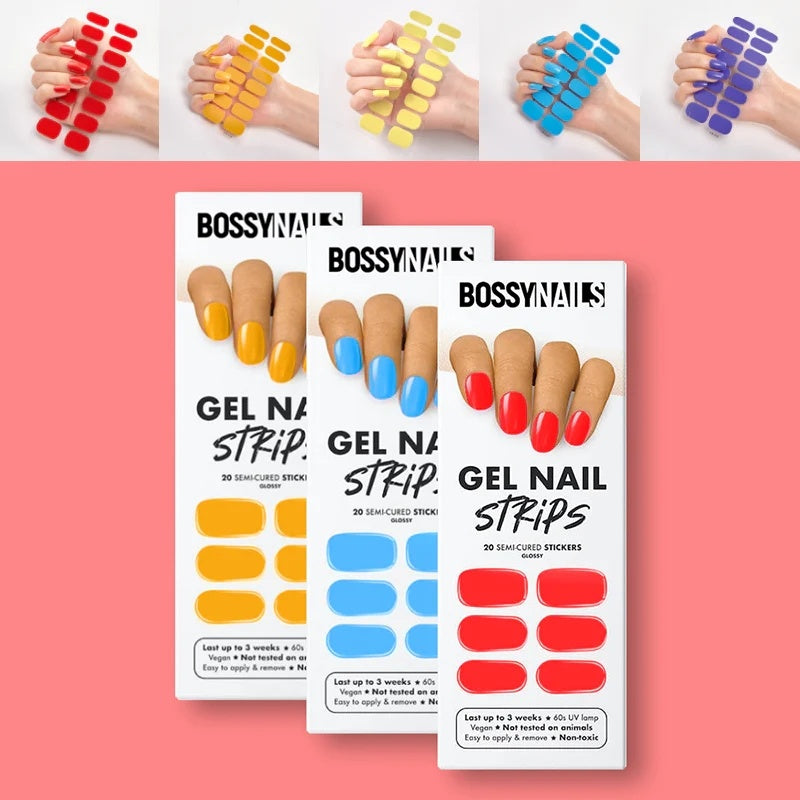 Colorful Letter Nail Stickers – Full Sheet Nail Art Decals for DIY & Salon Manicure