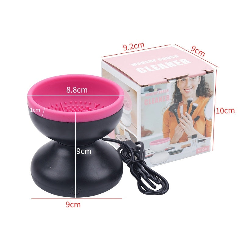 Electric Makeup Brush Cleaner – Portable Automatic USB Cleaning Machine for All Brush Sizes