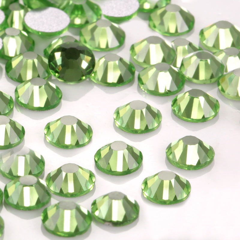 Glass Flat Rhinestones for Nail Drill – Sparkling Crystal Gems for DIY & Salon Nail Art