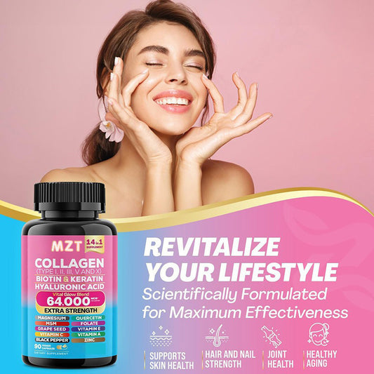 Collagen Capsules – Beauty Supplement for Skin, Hair, Nail & Joint Support