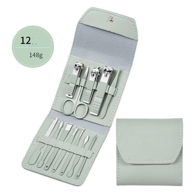 Professional Nail Clippers & Pedicure Set – Scissors, Dead Skin Pliers, Ear Spoon & Nail Groove Trimmers