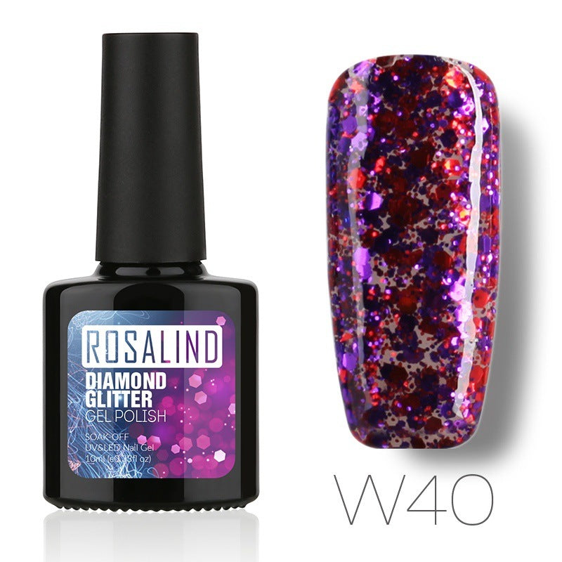 Diamond Nail Gel – Shiny Long-Lasting UV/LED Gel Polish for Sparkling Nail Art