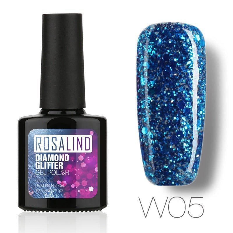 Diamond Nail Gel – Shiny Long-Lasting UV/LED Gel Polish for Sparkling Nail Art