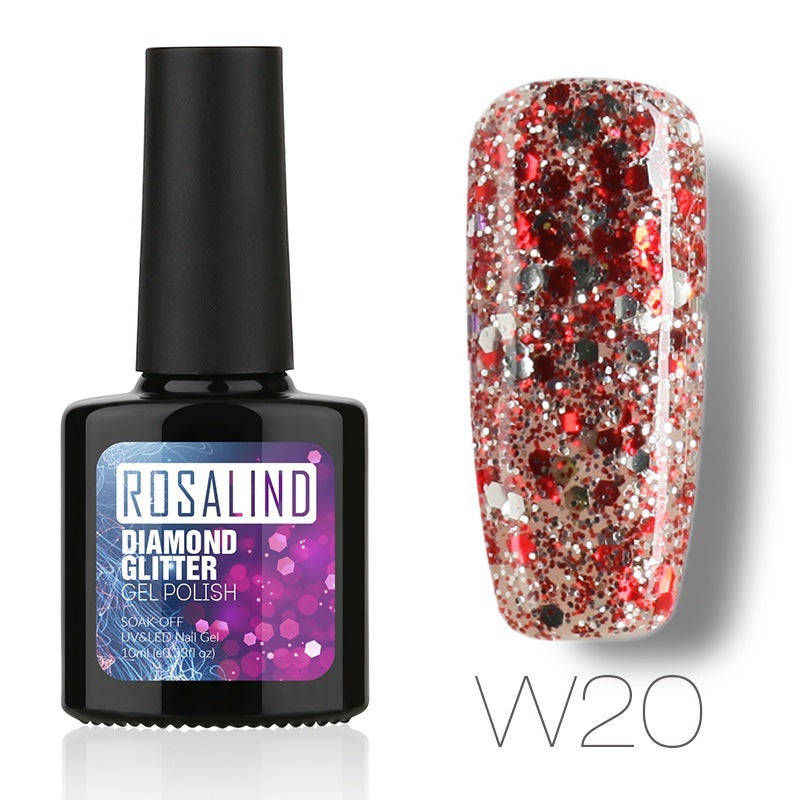 Diamond Nail Gel – Shiny Long-Lasting UV/LED Gel Polish for Sparkling Nail Art