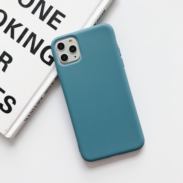 Coque de téléphone portable en silicone colorée pour couple