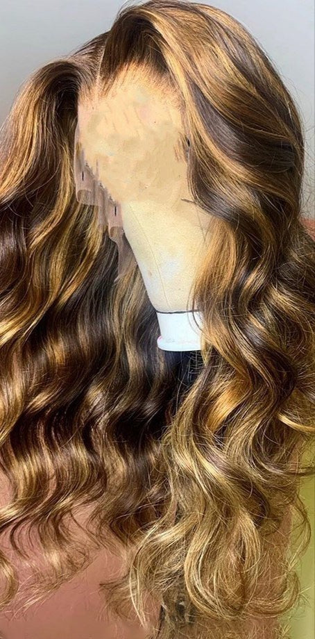 Women’s Fashion Long Curly Wig – Foreign Trade Synthetic Fiber Wigs with Rose Net Cap