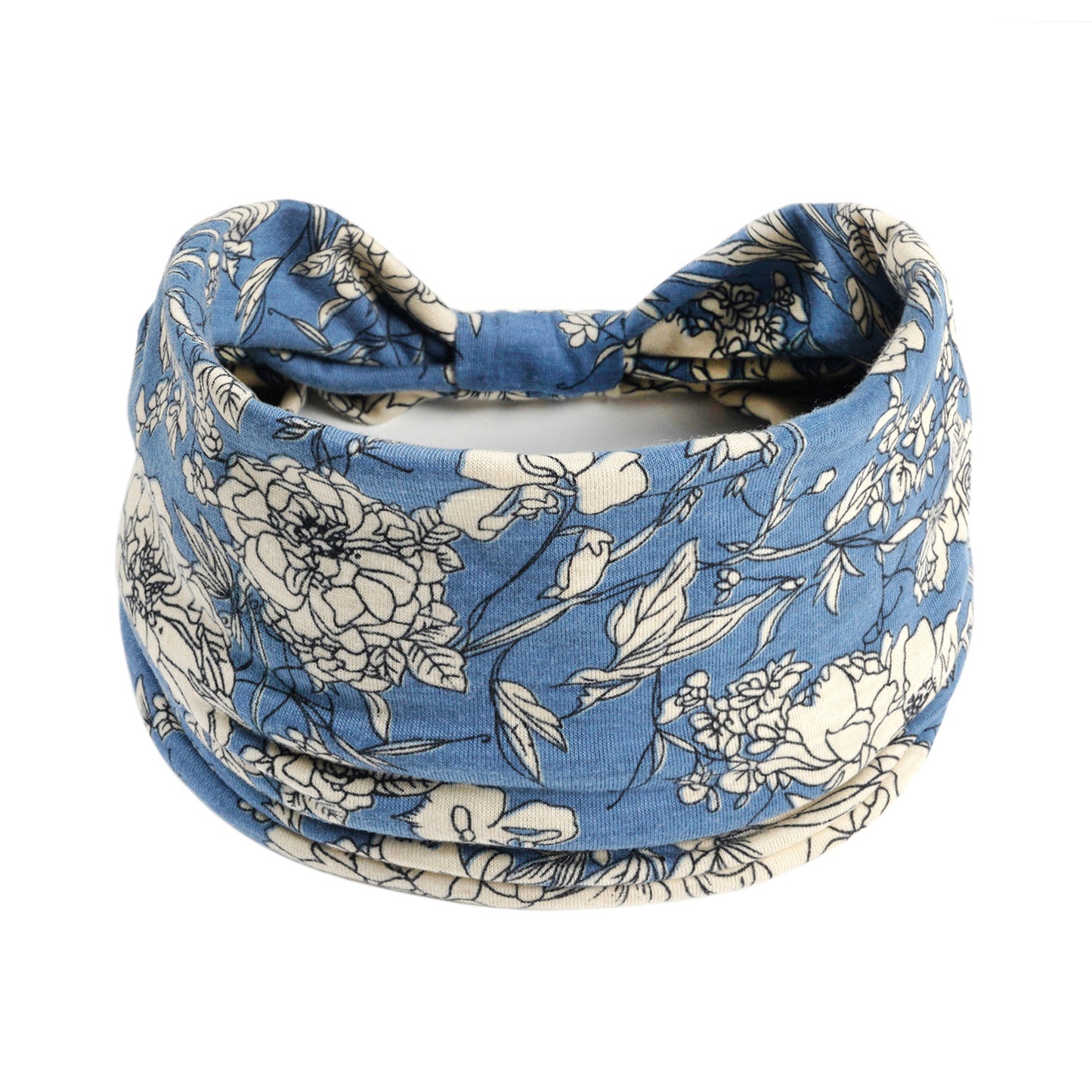 Bohemian Yoga Sports Headband – Cashew Print, Sweat-Absorbent & Non-Slip Elastic Hairband