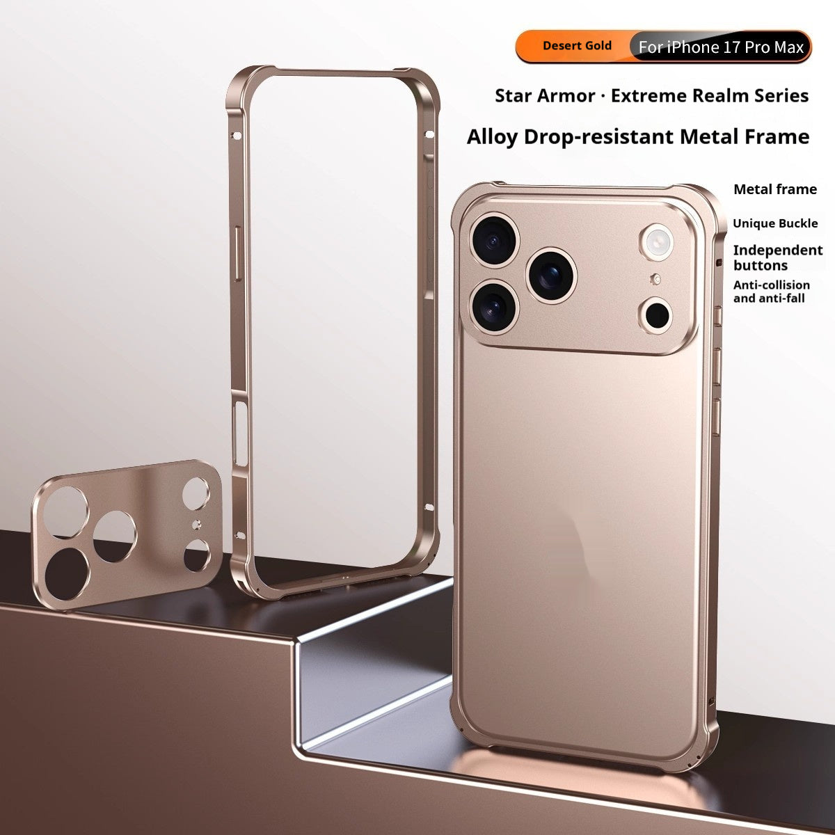 Apple iPhone 17 Pro Max Air Case – Clear, Shockproof & Slim Fit