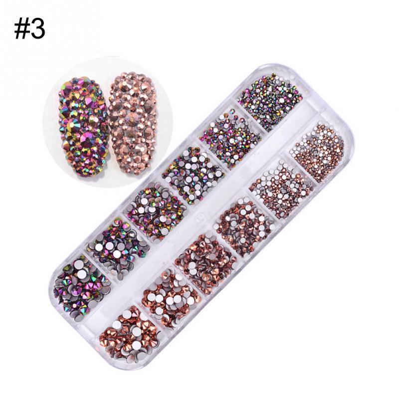 Symphony AB Rhinestones for Nail Art – Sparkling Crystal Decorations for DIY & Salon Manicure