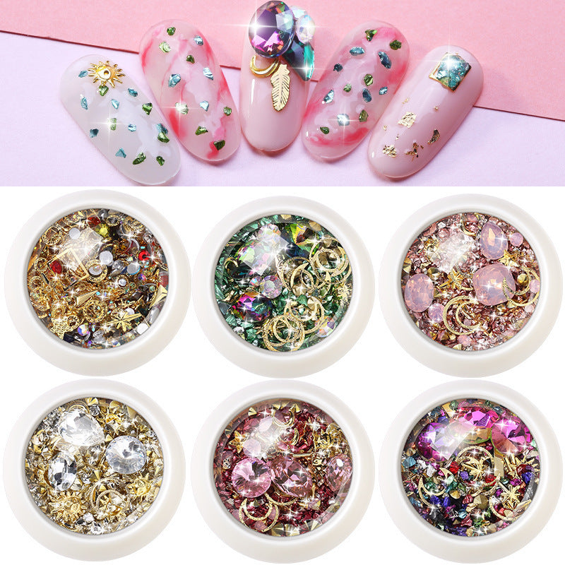 Diamond Nail Rivets – Sparkling Nail Art Jewelry Gems for DIY & Professional Manicure